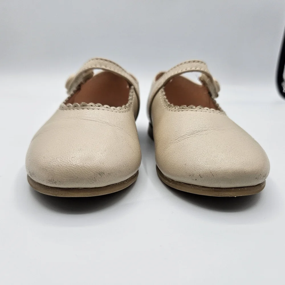 Beige Toddler Girl Dress Shoes - Picture 2 of 14